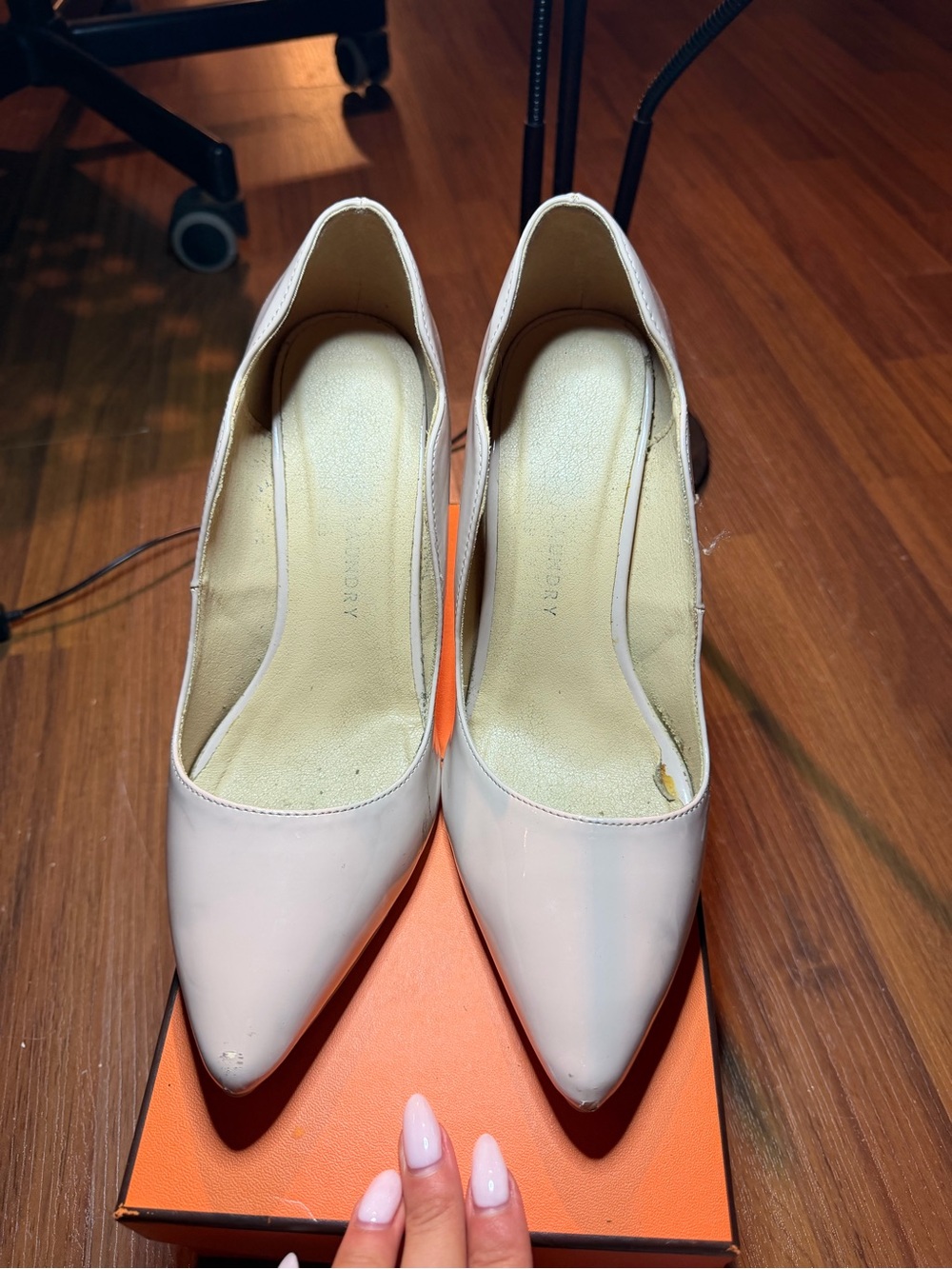 Chinese Laundry Nude Pointed Toe Pumps